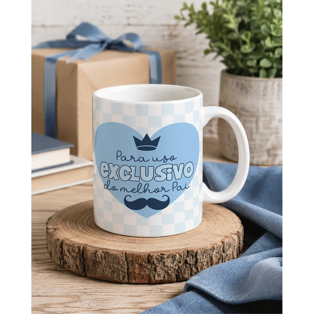15 Artes para Caneca Dia dos Pais Arquivo Editável 1
