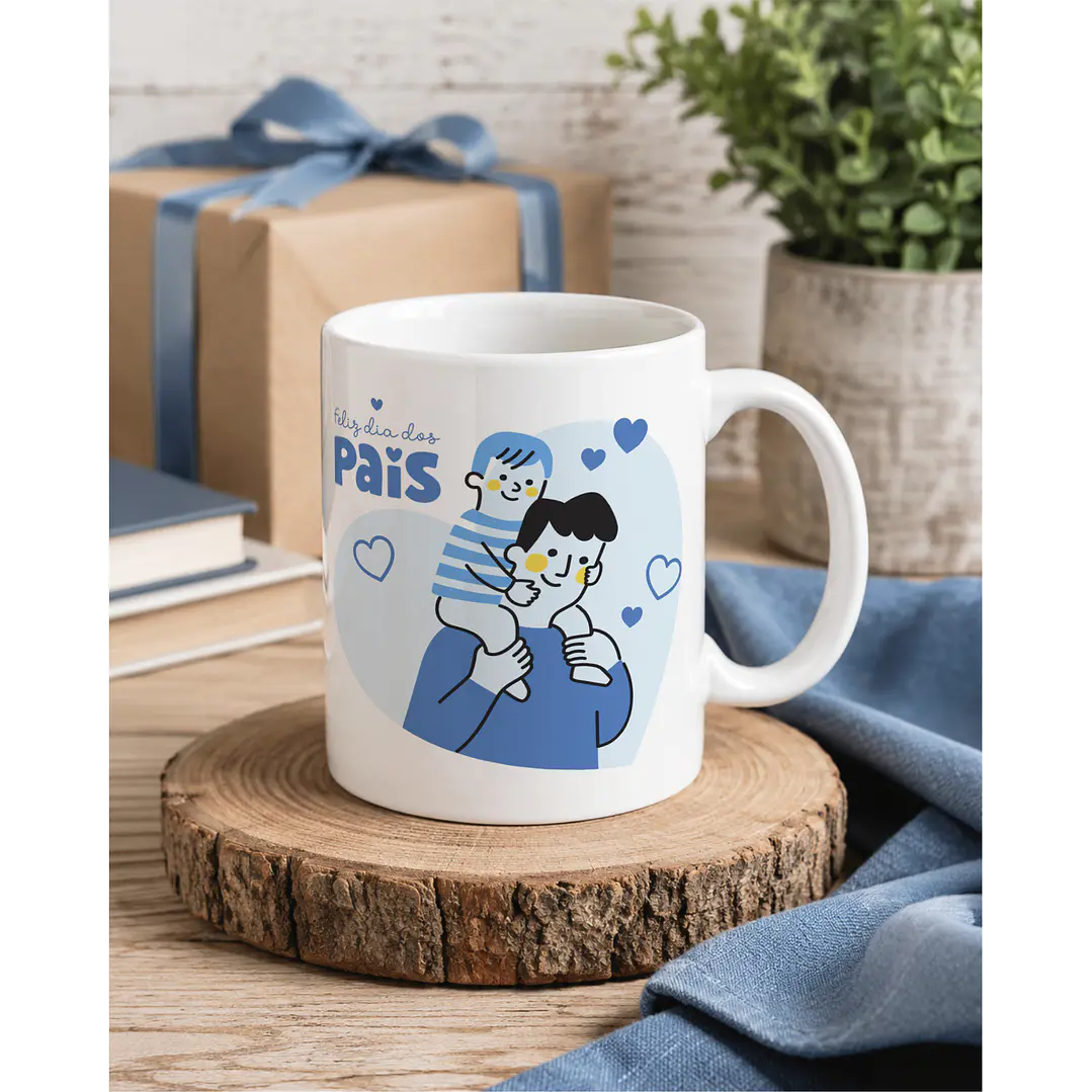 15 Artes para Caneca Dia dos Pais Arquivo Editável 5