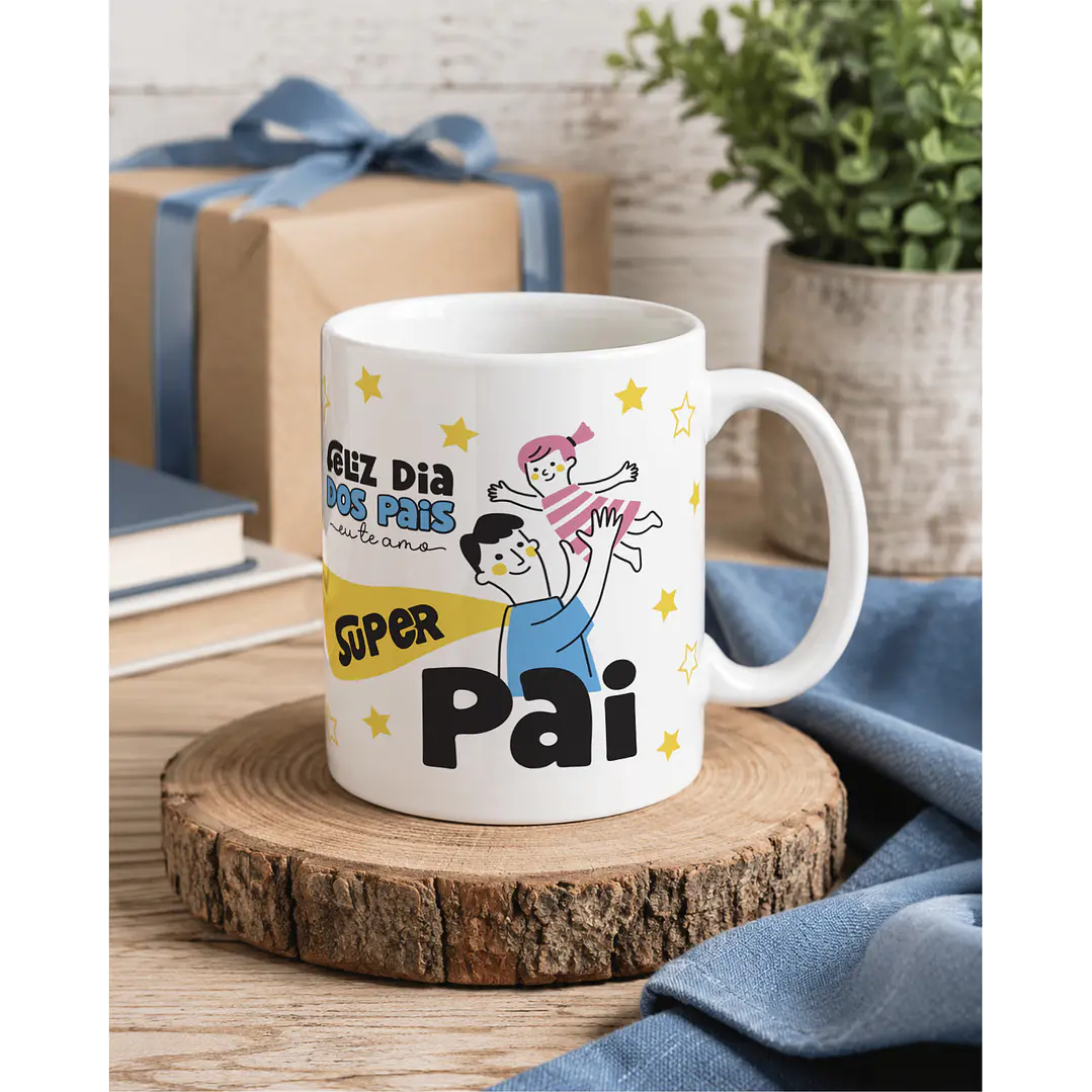 15 Artes para Caneca Dia dos Pais Arquivo Editável 8