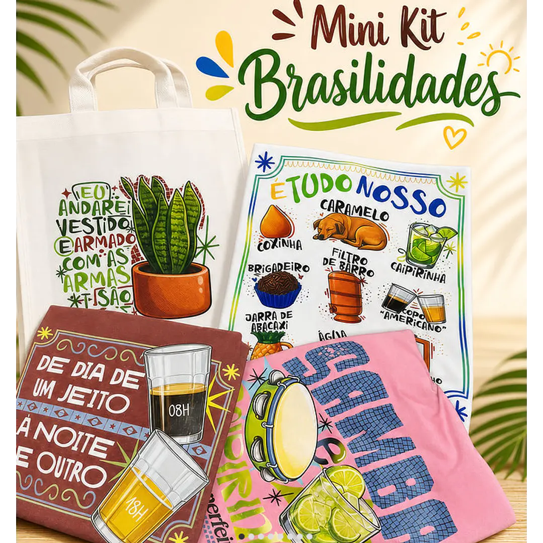 Mini Kit Brasilidade Arquivo em Png 1