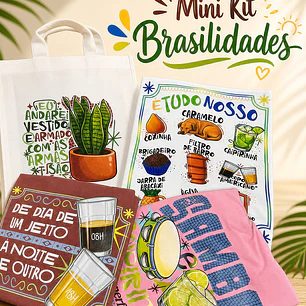Mini Kit Brasilidade Arquivo em Png