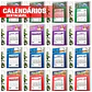 Mega Kit Calendário 2027 Editável Canva Corel PDF PNG - Miniatura 11