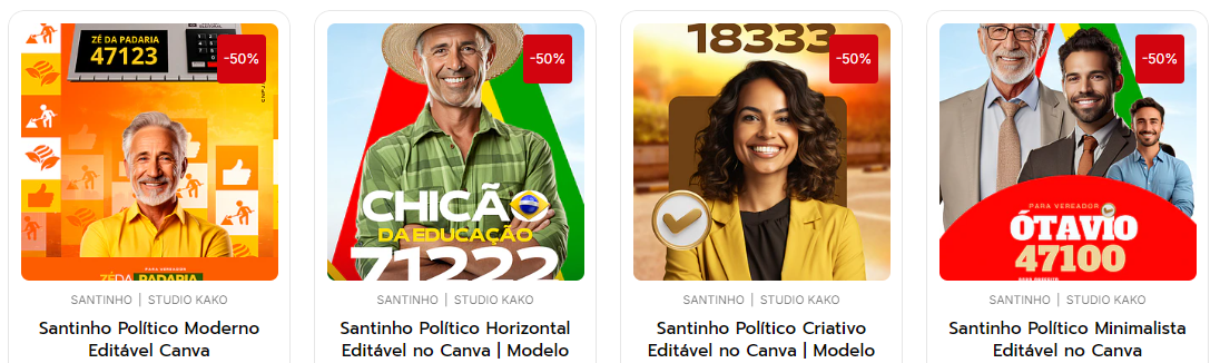 Guia Oficial: Como Criar um Santinho Político no Canva (Passo a Passo Completo)
