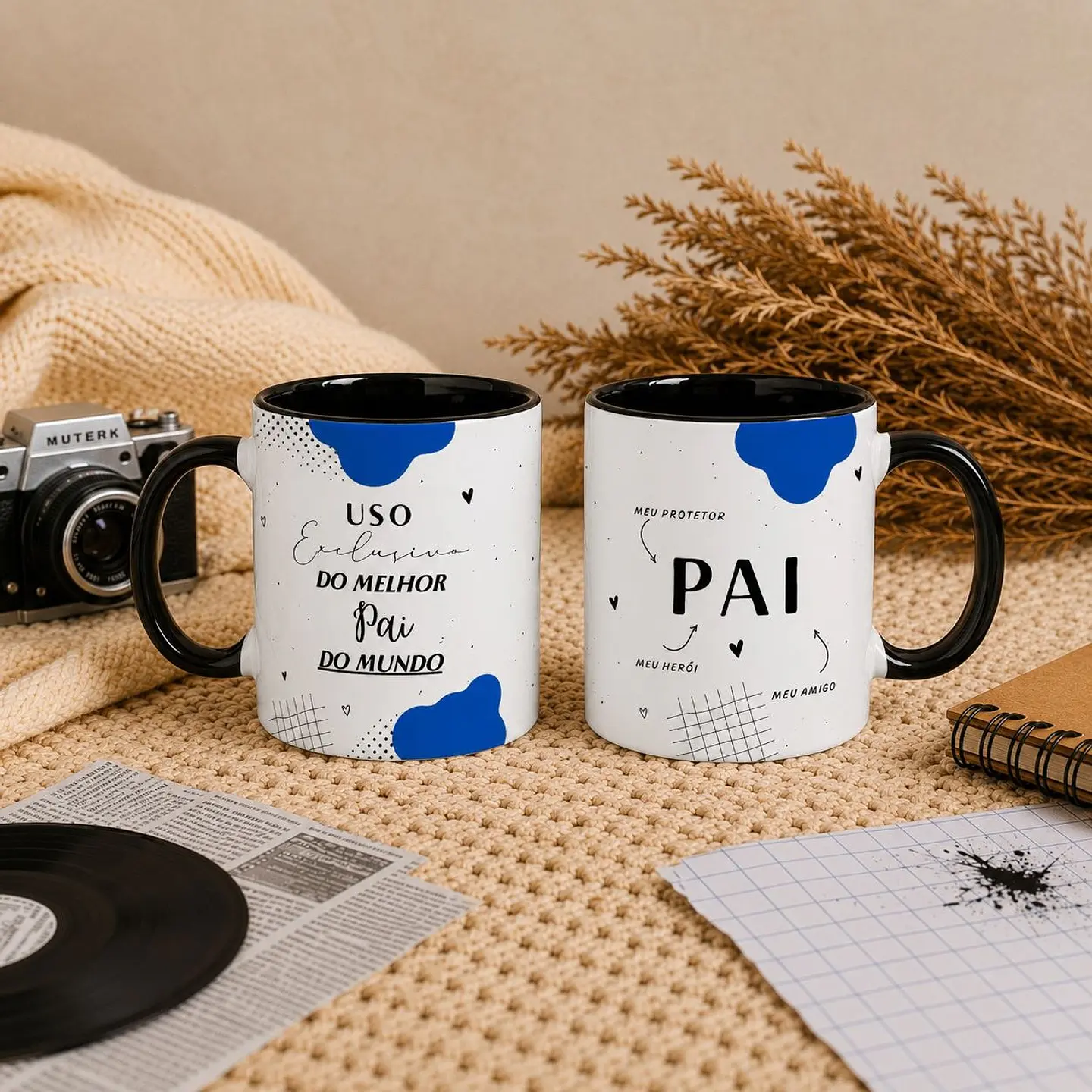 6 Artes para Caneca Dia dos Pais Arquivo Editável  2