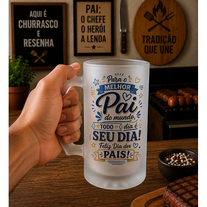 8 Artes para Copo Chopp Dia dos Pai Arquivo em Png  1