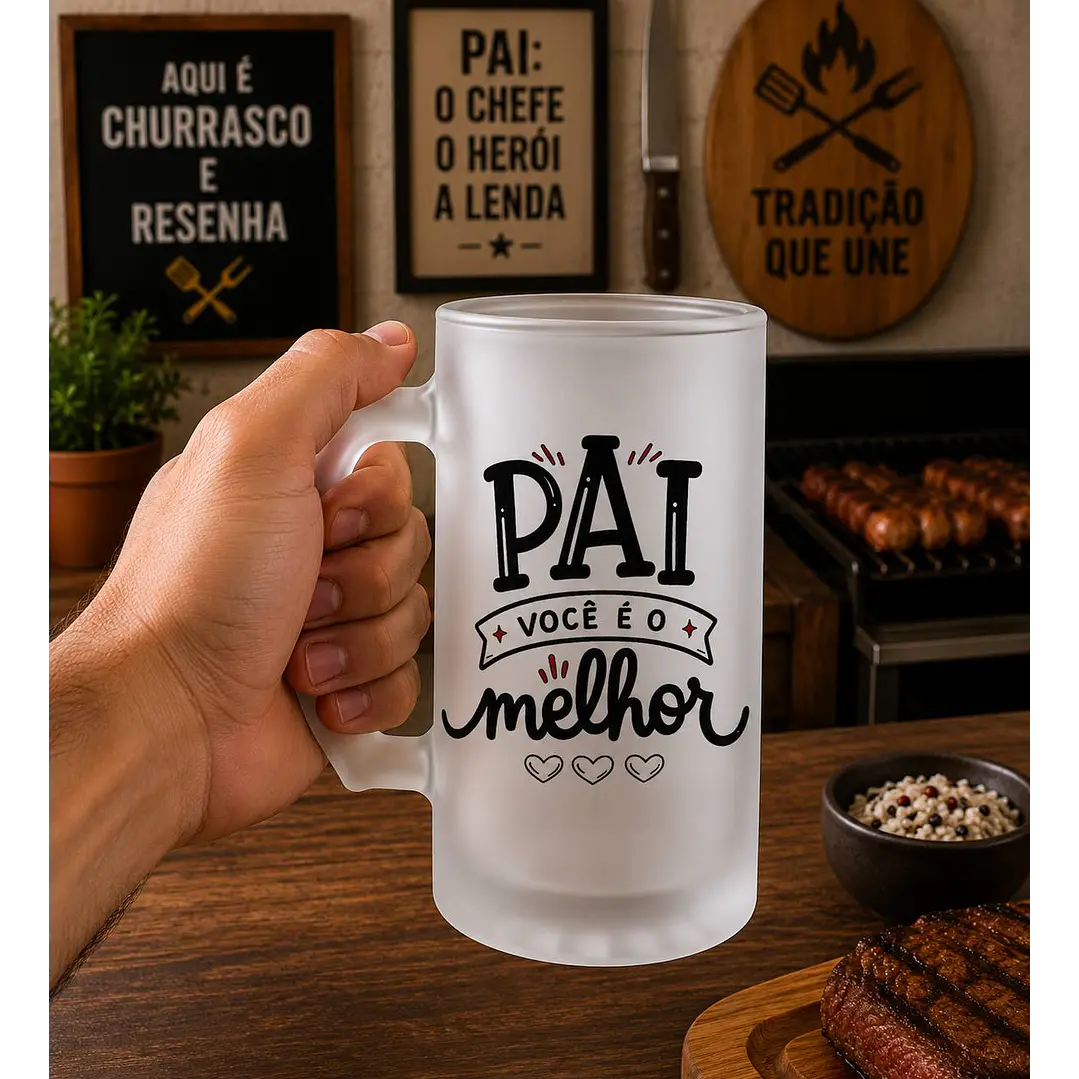 8 Artes para Copo Chopp Dia dos Pai Arquivo em Png  5