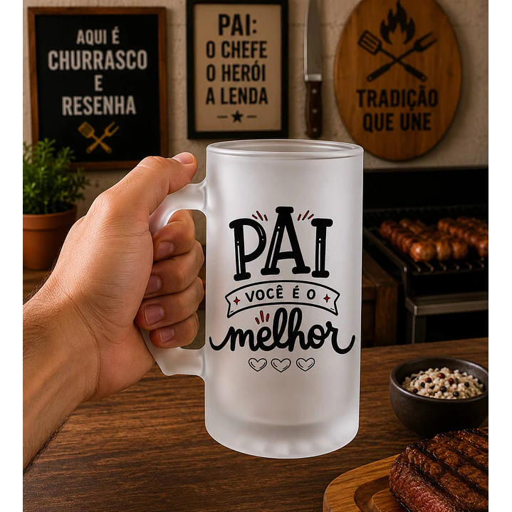 8 Artes para Copo Chopp Dia dos Pai Arquivo em Png  5