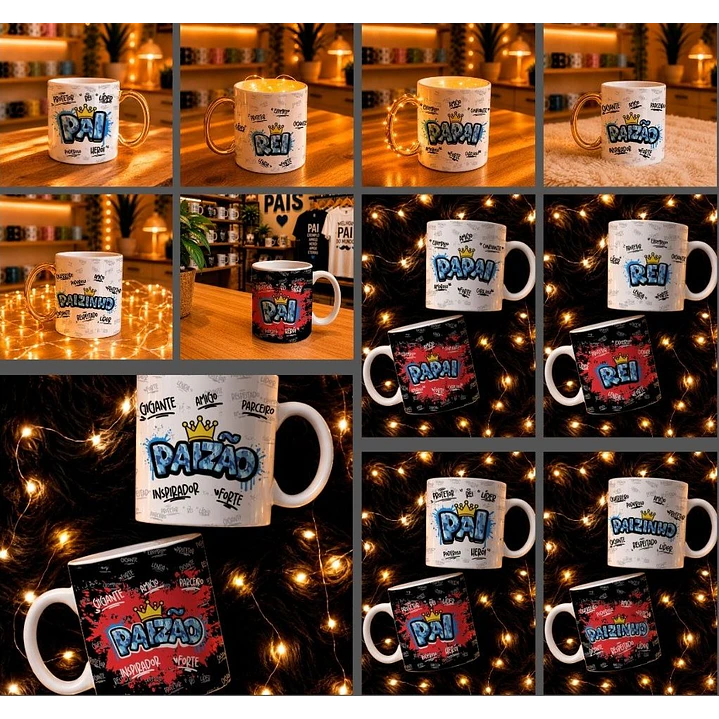10 Artes para Caneca Dia dos Pais Arquivo em Png  2