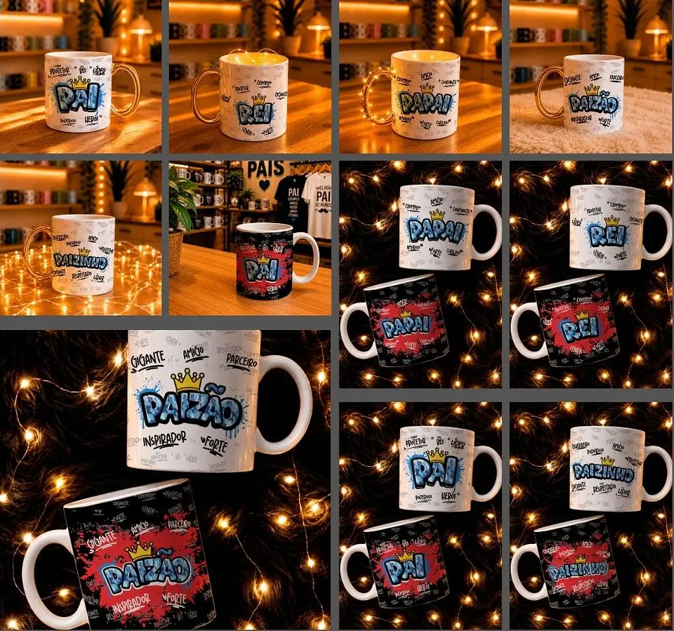 10 Artes para Caneca Dia dos Pais Arquivo em Png  2