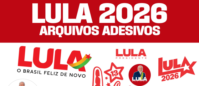 Adesivo Lula Vetor Editável