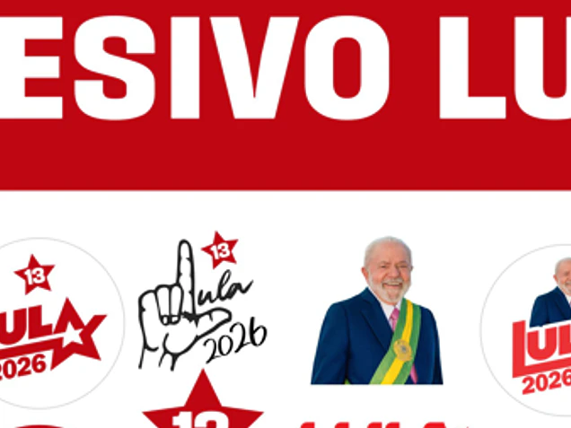 Arquivo Adesivo Lula CDR Editável