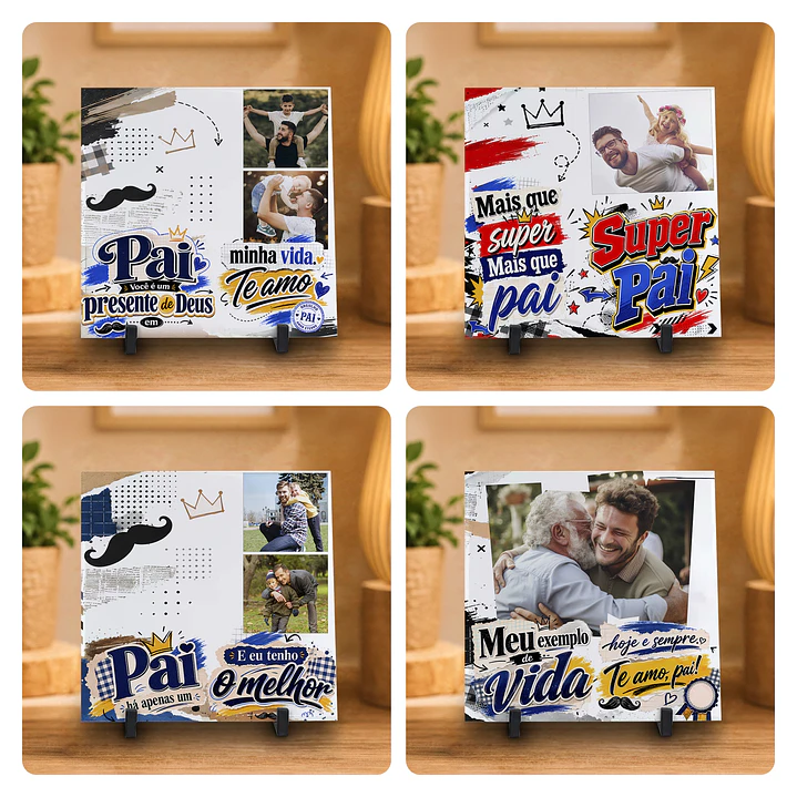 41 Artes para Caneca e Azulejo Dia Dos Pais Arquivo Editável  10