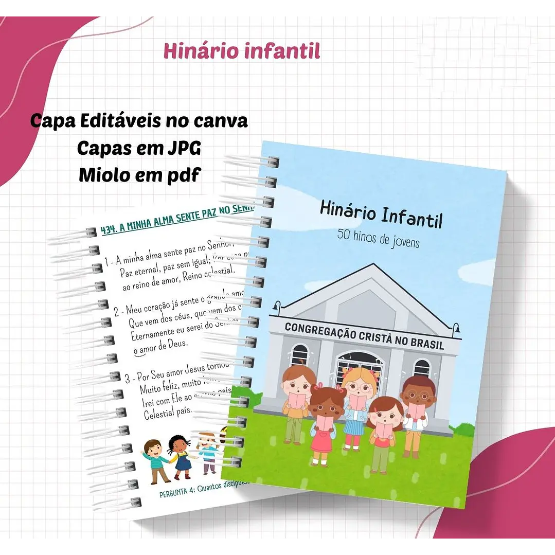 Arquivo Hinos Infantil Igreja Católico Arquivo em Pdf 2