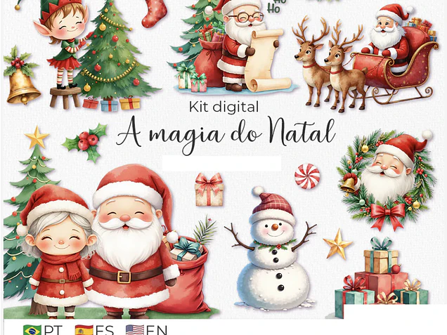 PNG de Natal: Como Usar Arquivos PNG em Personalizados Natalinos