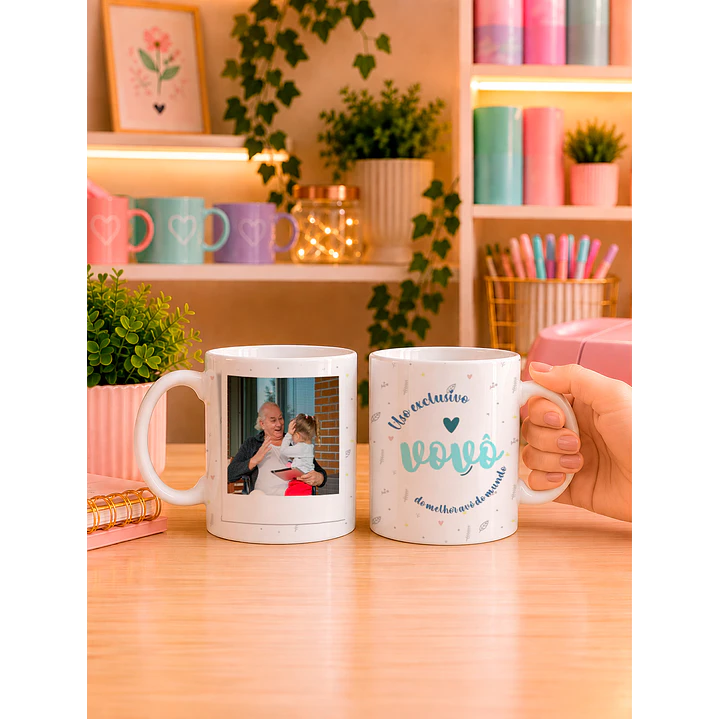 5 Artes para Caneca Dia dos Avós Arquivo Editável  3