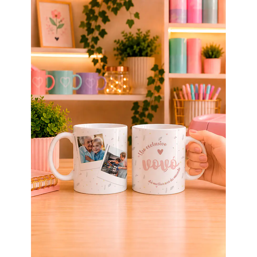 5 Artes para Caneca Dia dos Avós Arquivo Editável  4