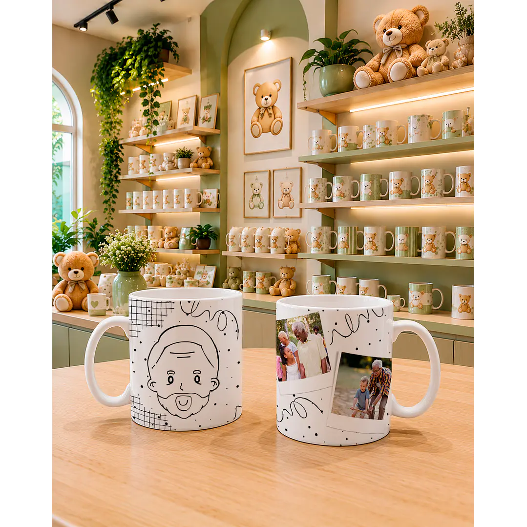 5 Artes para Caneca Dia dos Avós Arquivo Editável  5