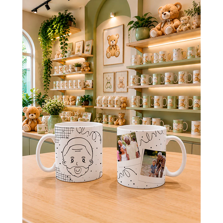 5 Artes para Caneca Dia dos Avós Arquivo Editável  5