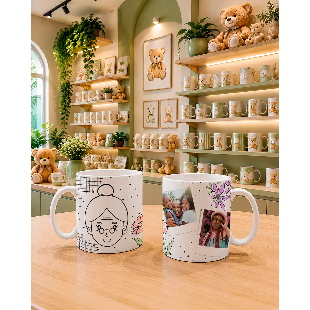 5 Artes para Caneca Dia dos Avós Arquivo Editável  6