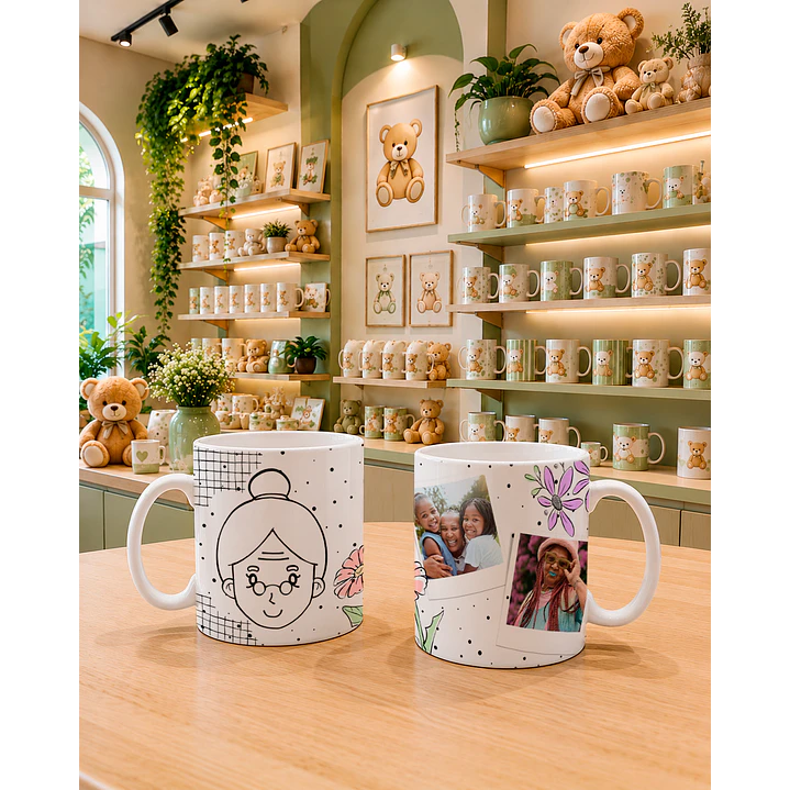 5 Artes para Caneca Dia dos Avós Arquivo Editável  6