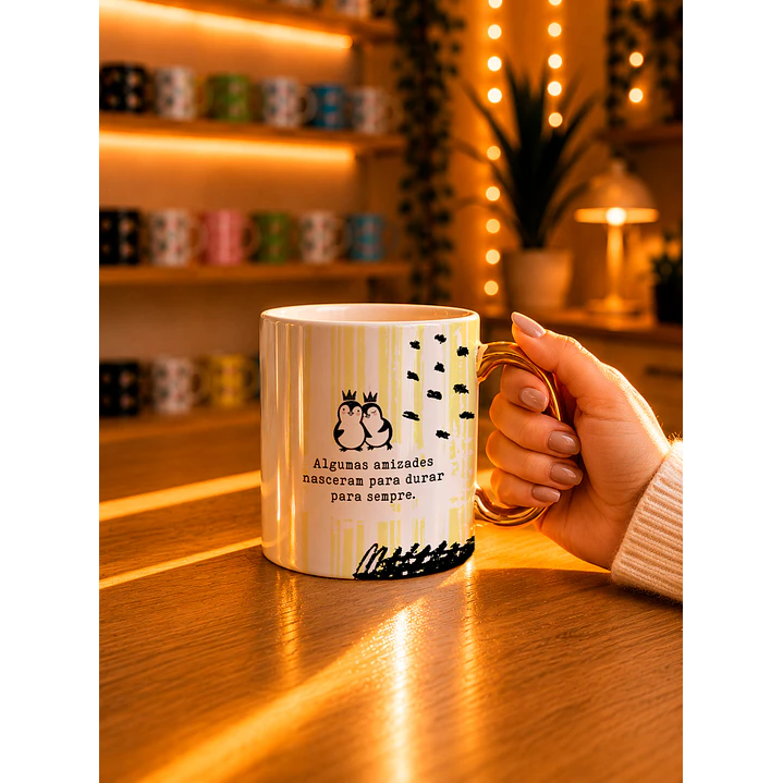 10 Artes para Caneca Amizade Arquivo Editável 6