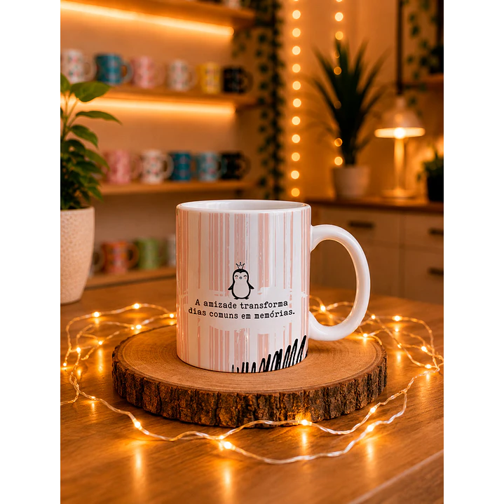 10 Artes para Caneca Amizade Arquivo Editável 8