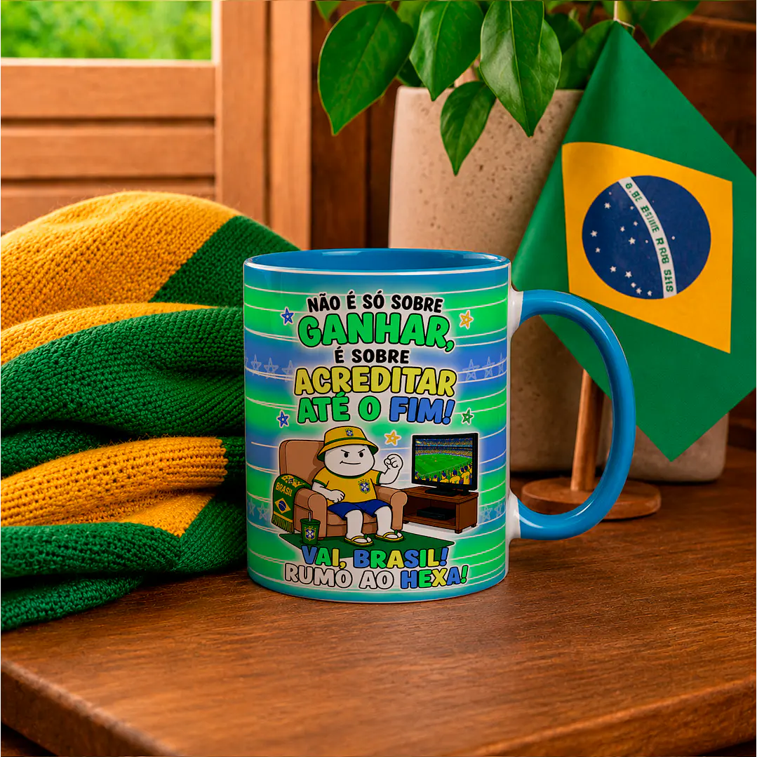12 Artes para Caneca Flork Copa Brasil Arquivo em Png 1