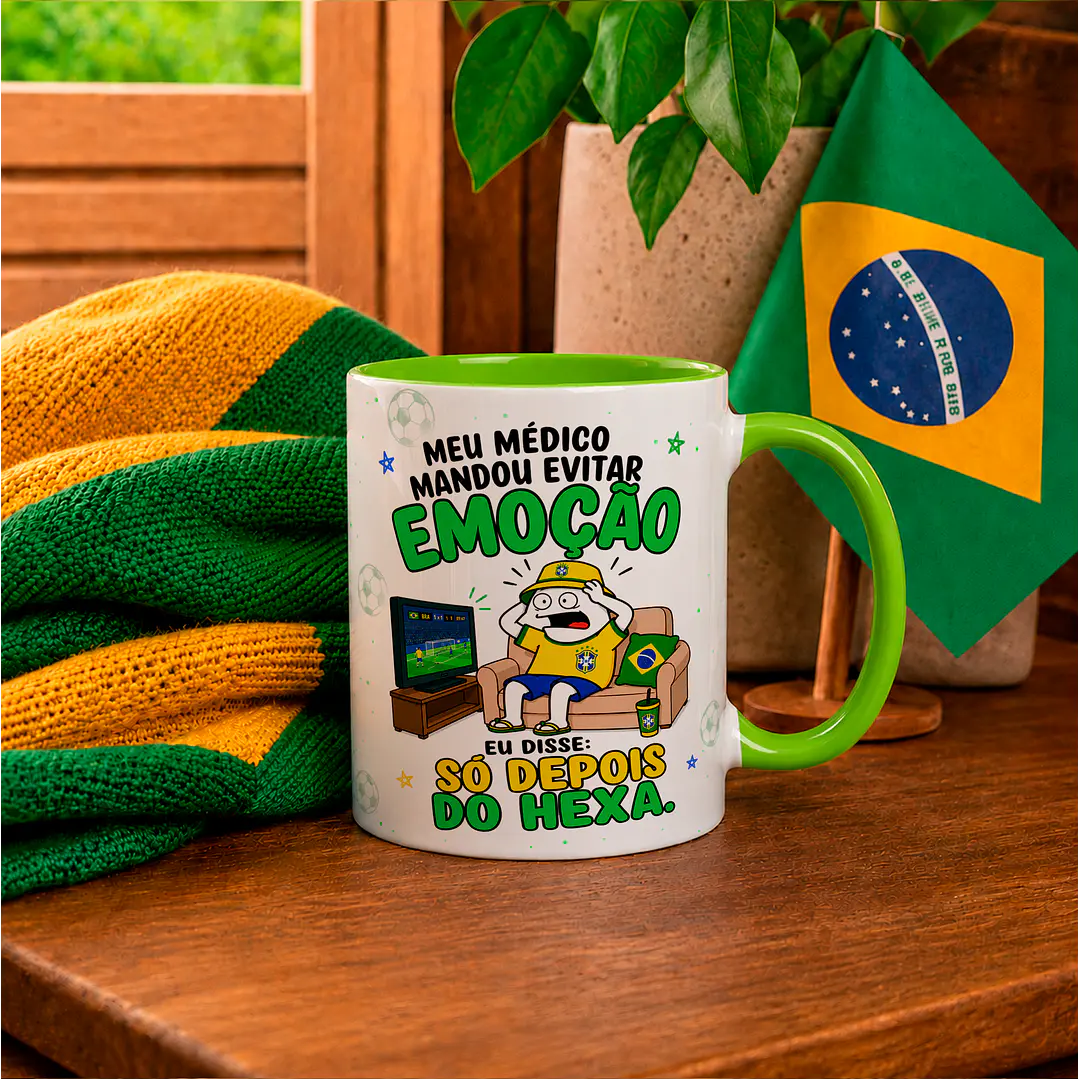 12 Artes para Caneca Flork Copa Brasil Arquivo em Png 3