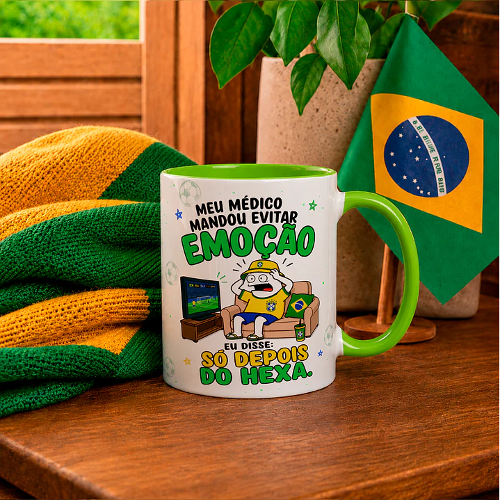 12 Artes para Caneca Flork Copa Brasil Arquivo em Png 3