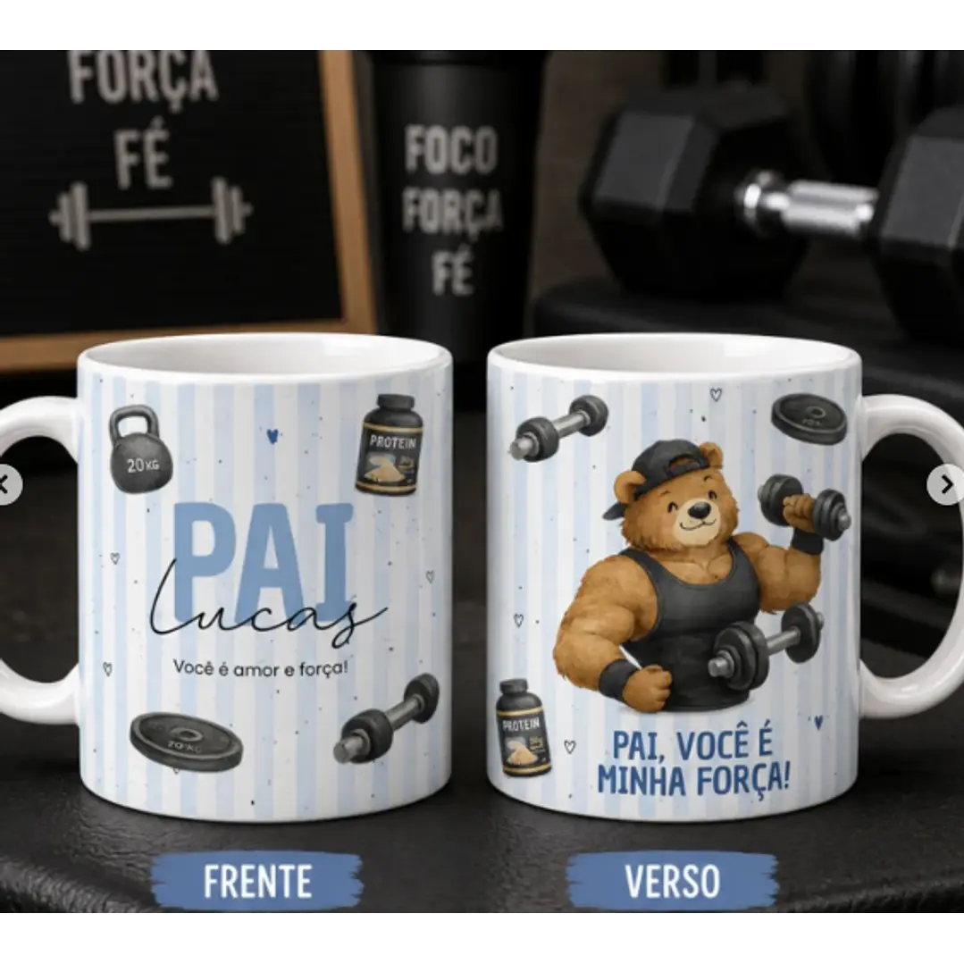 24 Artes para Caneca Dia dos Pais Minimalista Arquivo editável 2