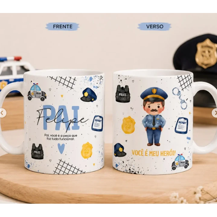 24 Artes para Caneca Dia dos Pais Minimalista Arquivo editável 4