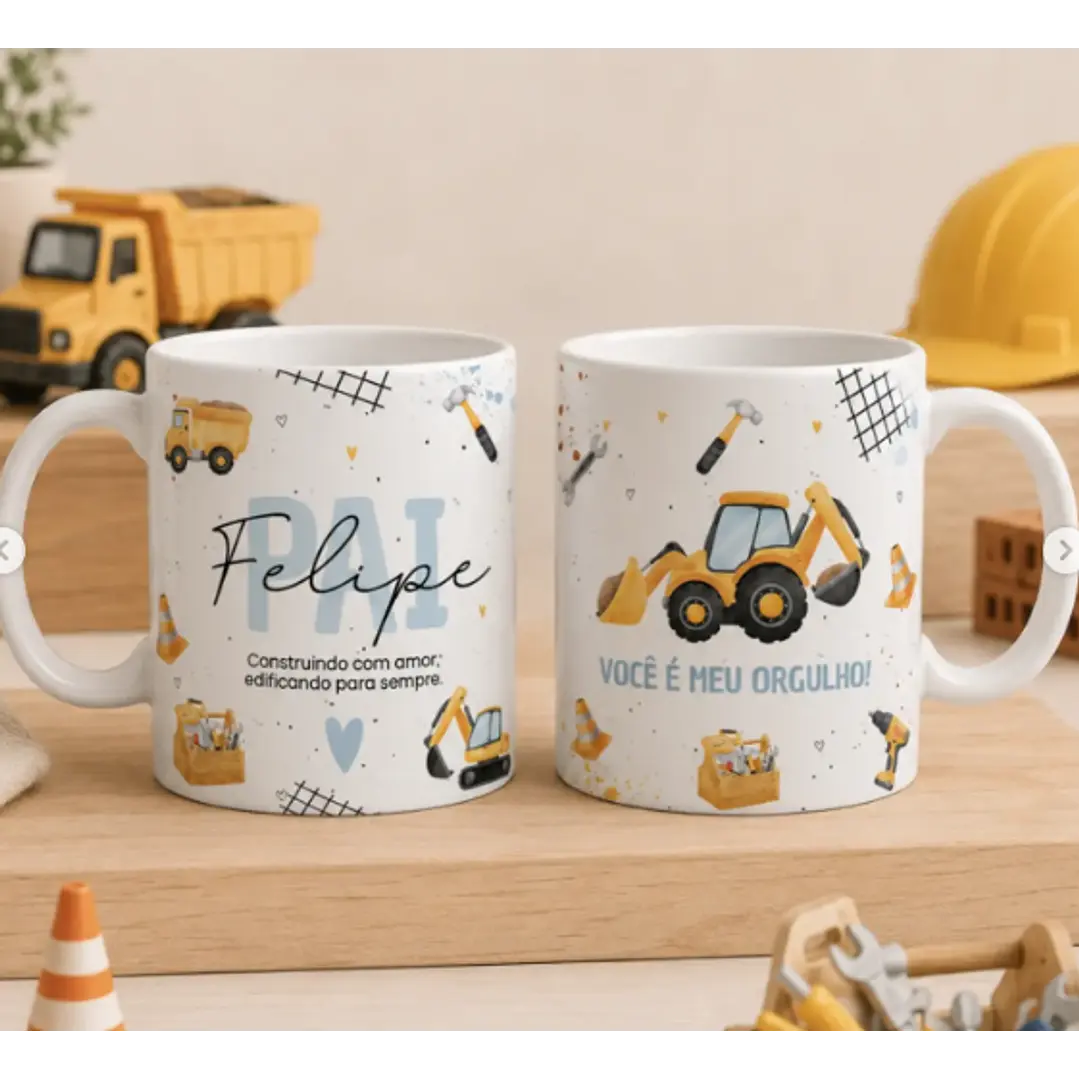 24 Artes para Caneca Dia dos Pais Minimalista Arquivo editável 8