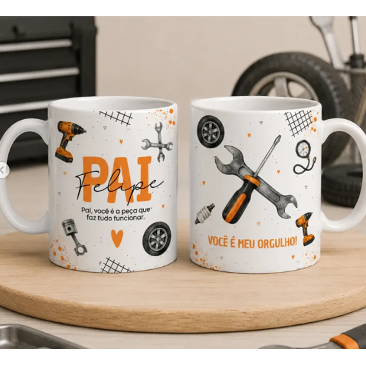 24 Artes para Caneca Dia dos Pais Minimalista Arquivo editável 9
