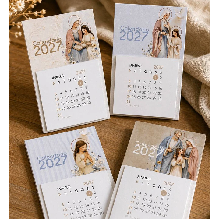 Arquivo Mini Calendário Imã de geladeira Santana e São Joaquim 2027 Pdf 1