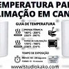 Temperatura para Sublimação de Canecas (2027)
