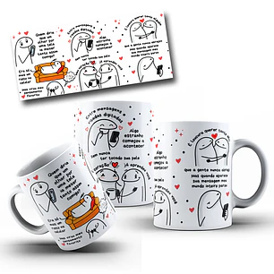 Arte Caneca Foi por uma tela do celular que eu te encontrei Arquivo em Jpg