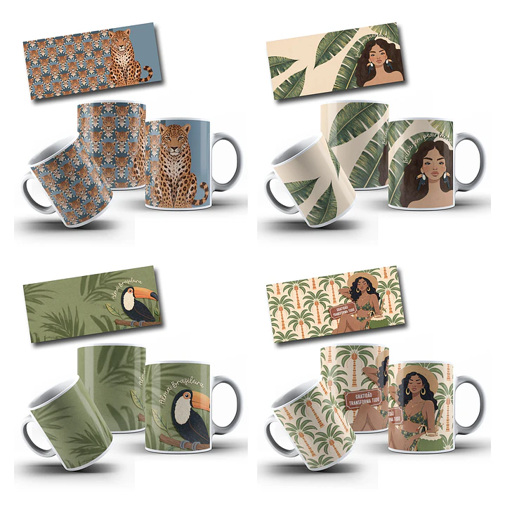 19 Artes para Caneca Brasilidade Arquivo em Png  12