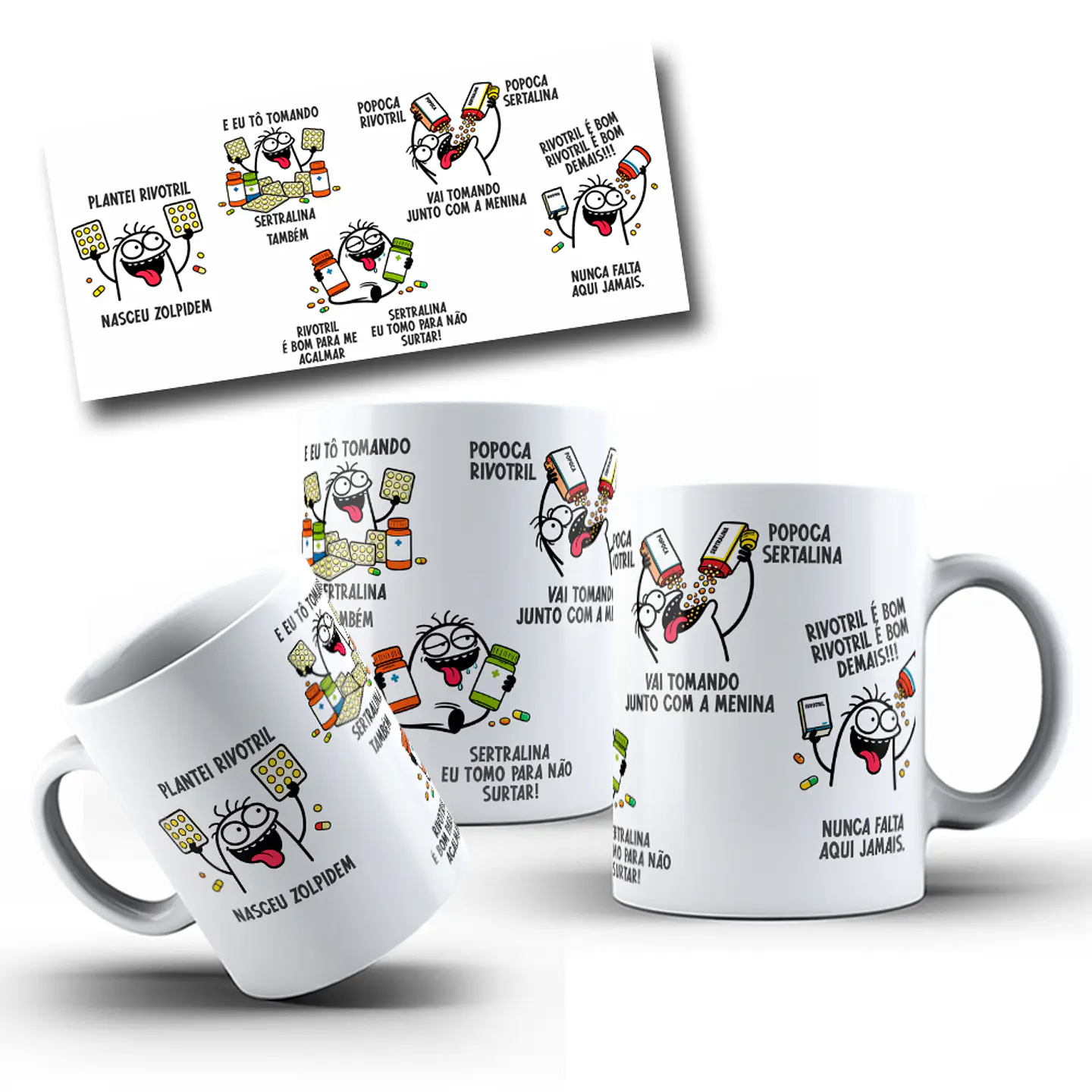 Arte Caneca Plantei Rivotril e nasceu Zolpidem Arquivo em Jpg  2