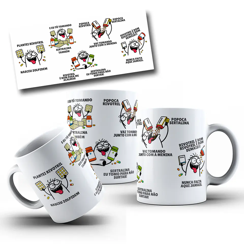 Arte Caneca Plantei Rivotril e nasceu Zolpidem Arquivo em Jpg  1