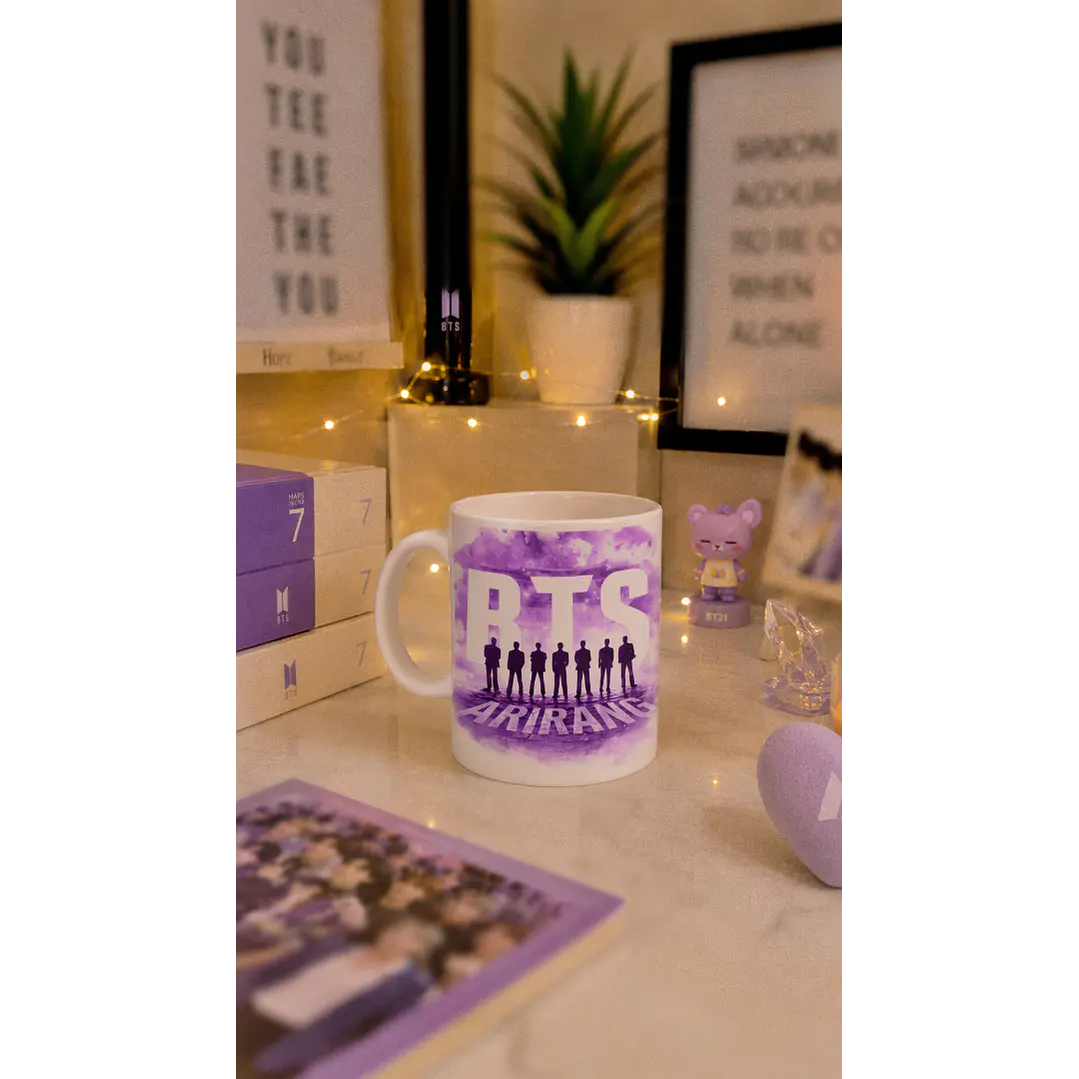Arte Caneca BTS Arirang  Arquivo em Jpg  1