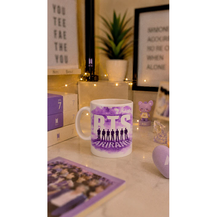 Arte Caneca BTS Arirang  Arquivo em Jpg  1