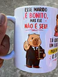 Arte Caneca Capivara Esse marido é bonito mas não é seu Arquivo em Jpg - Thumbnail 1