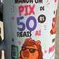 Arte Caneca Capivara manda um pix de 50 reais aí pra sua morena, quero ver se você tá apaixonado mesmo. ha! ha! ha! ha! ha! Arquivo em Jpg  - Thumbnail 1