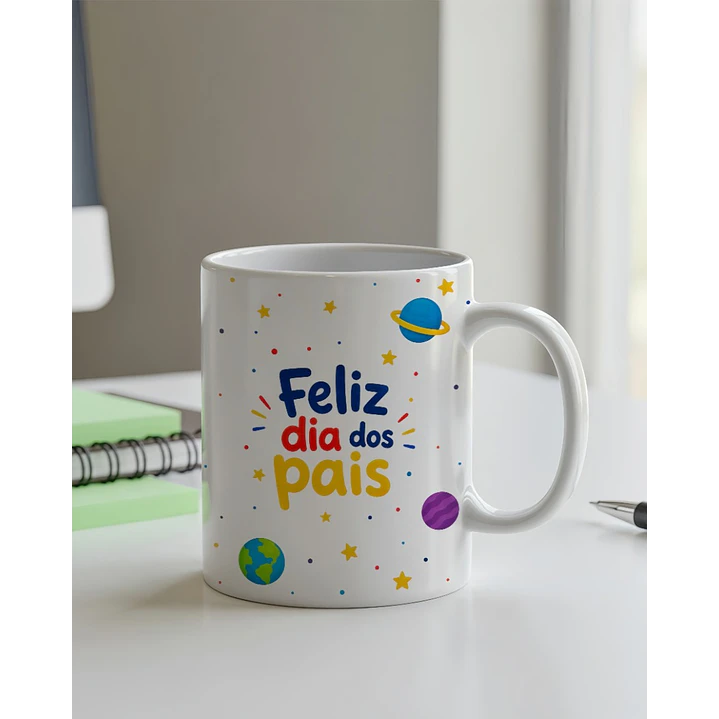 Arte Caneca Dia dos Pais Melhor Pai do Universo Arquivo em Jpg   2