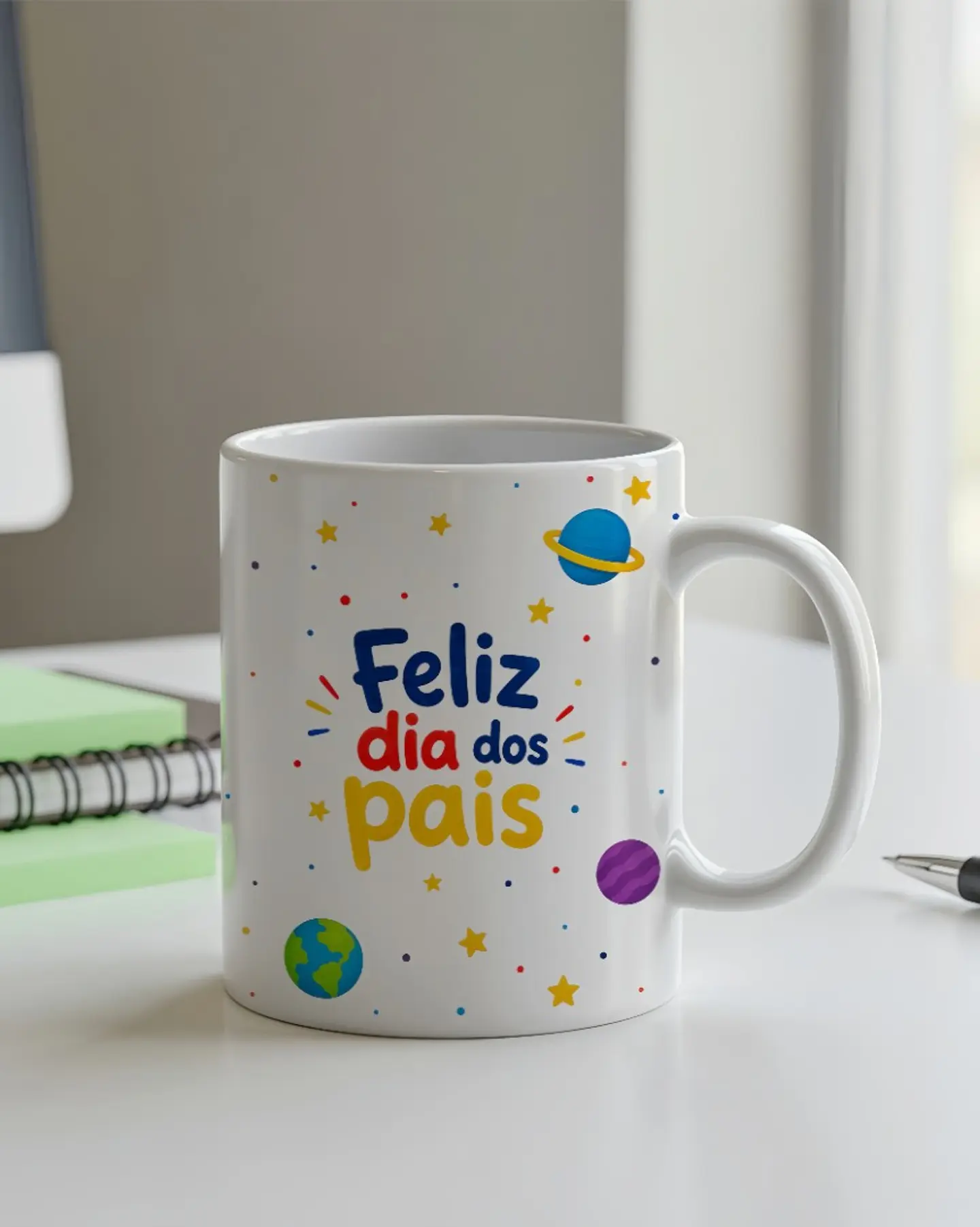 Arte Caneca Dia dos Pais Melhor Pai do Universo Arquivo em Jpg   2