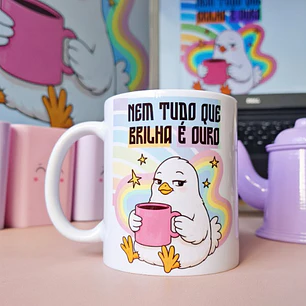 Arte Caneca Nem tudo que brilha é ouro Arquivo em Jpg