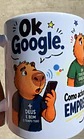 Arte Caneca Capivara ok google como achar um emprego que entra meio-dia, meio-dia e dez sai pra almoçar Arquivo em Jpg - Thumbnail 1