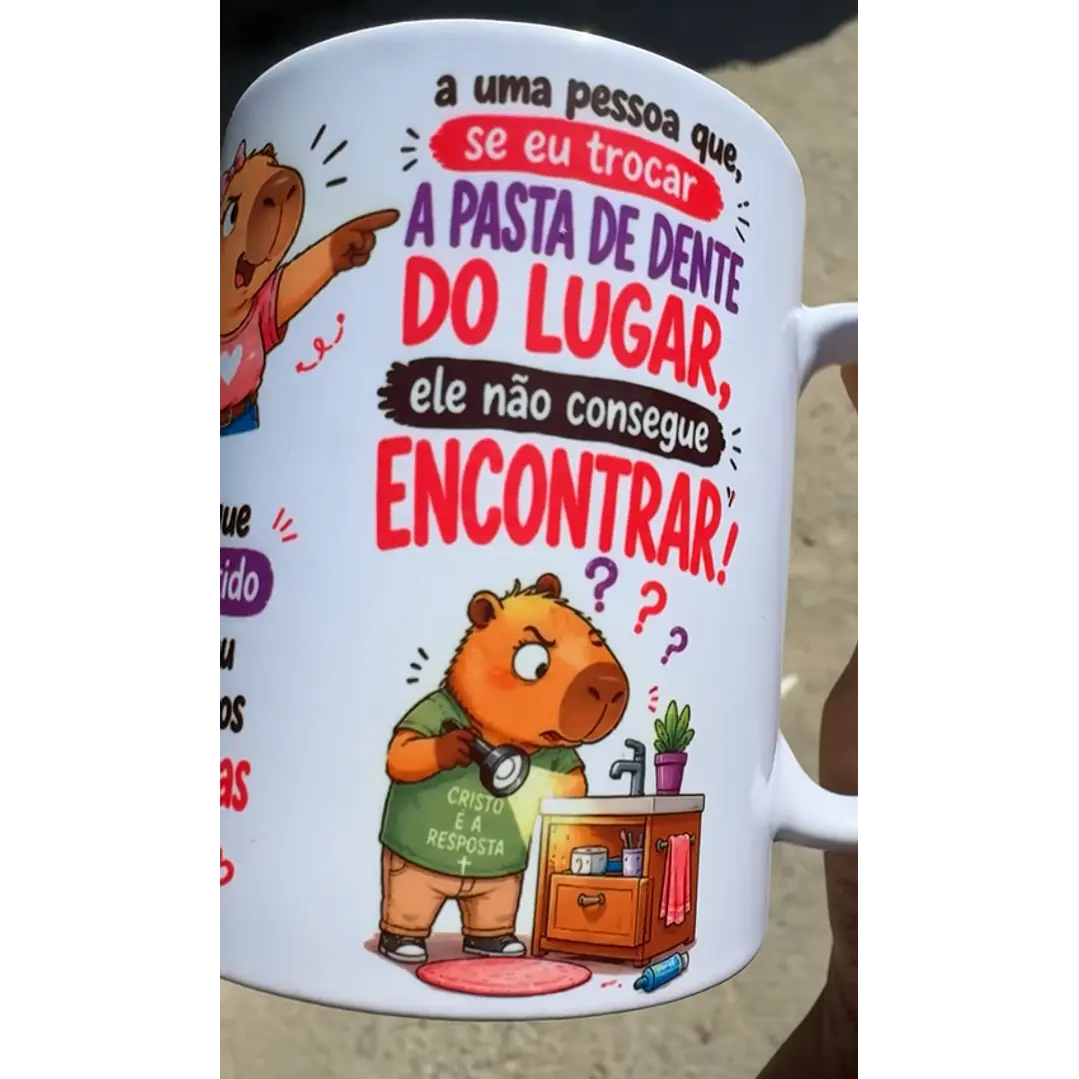 Arte para Caneca sabe o que eu acho engraçado? é que se der algum problema na minha vida, a primeira pessoa que eu ligo é o meu marido Arquivo em Jpg 5