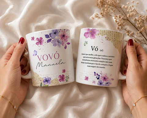Arte para Caneca Dia dos Avós Arquivo em Jpg 