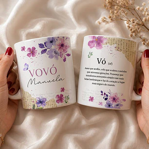 Arte para Caneca Dia dos Avós Arquivo em Jpg 